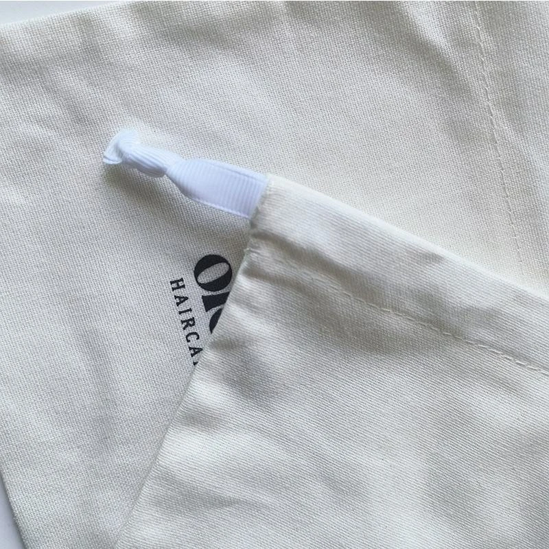 Textured Fabric Drawstring Pouch — image 3