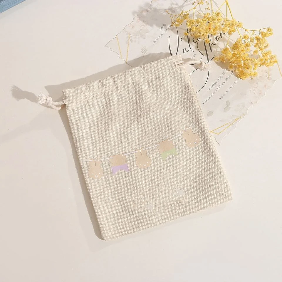 Cotton Drawstring Pouch — image 3