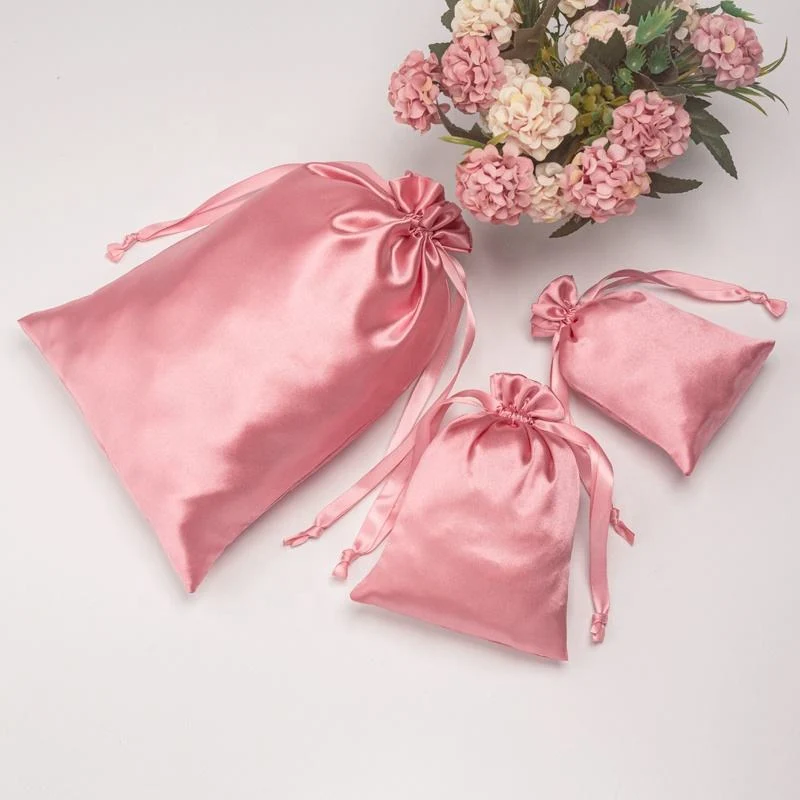 Satin Drawstring Pouch — image 2