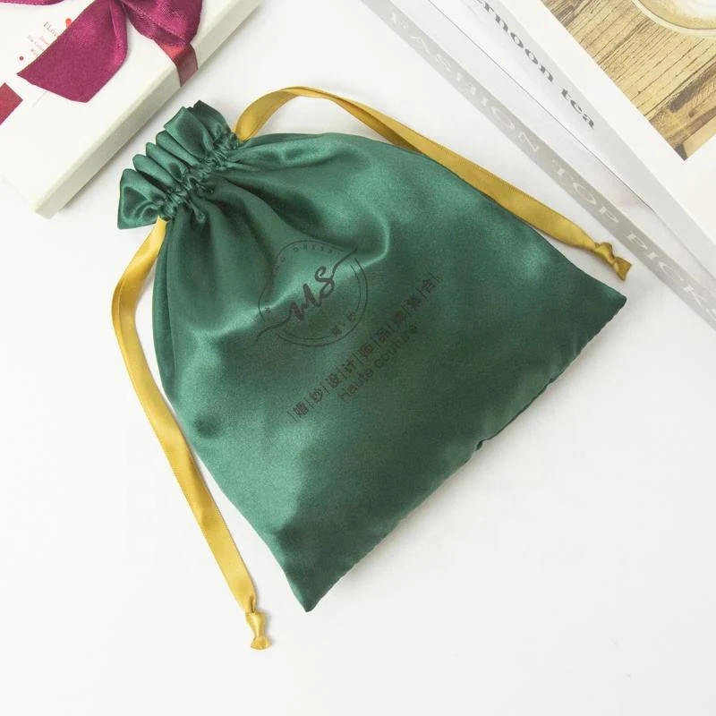 Satin Drawstring Pouch — image 3