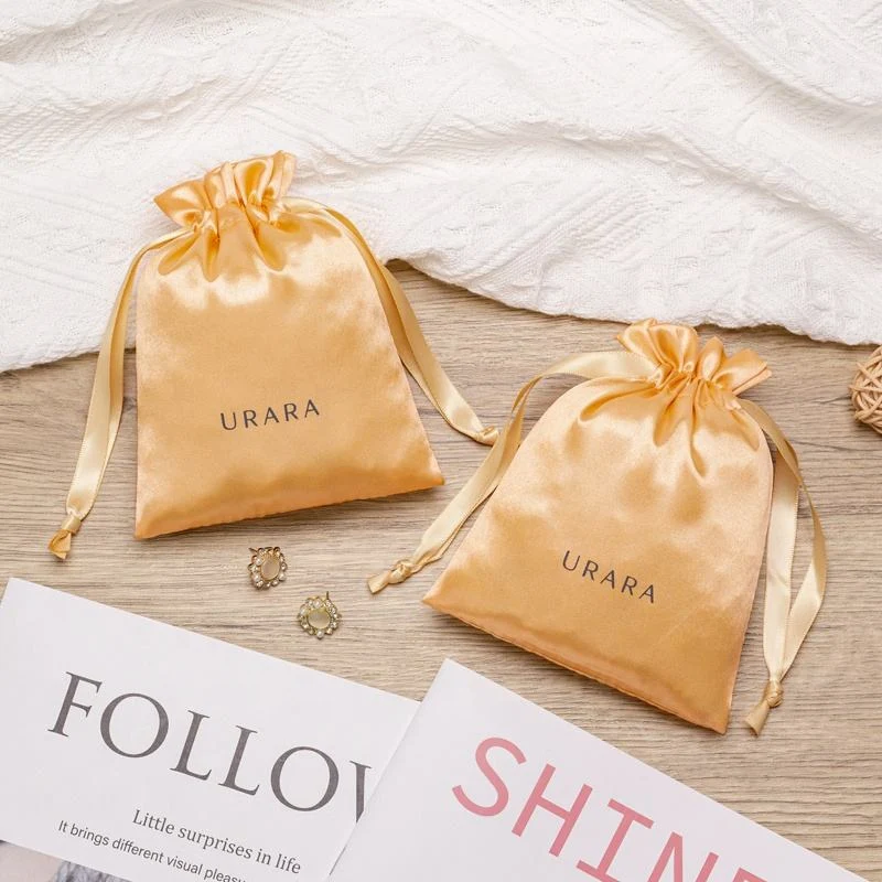 Satin Drawstring Pouch — image 3