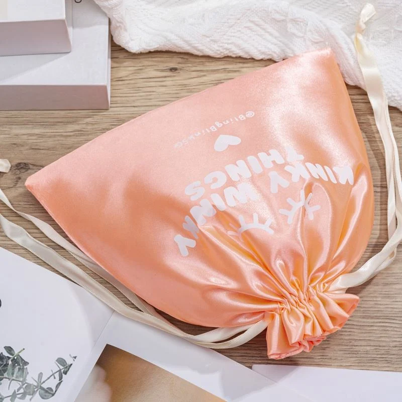 Satin Drawstring Pouch — image 4
