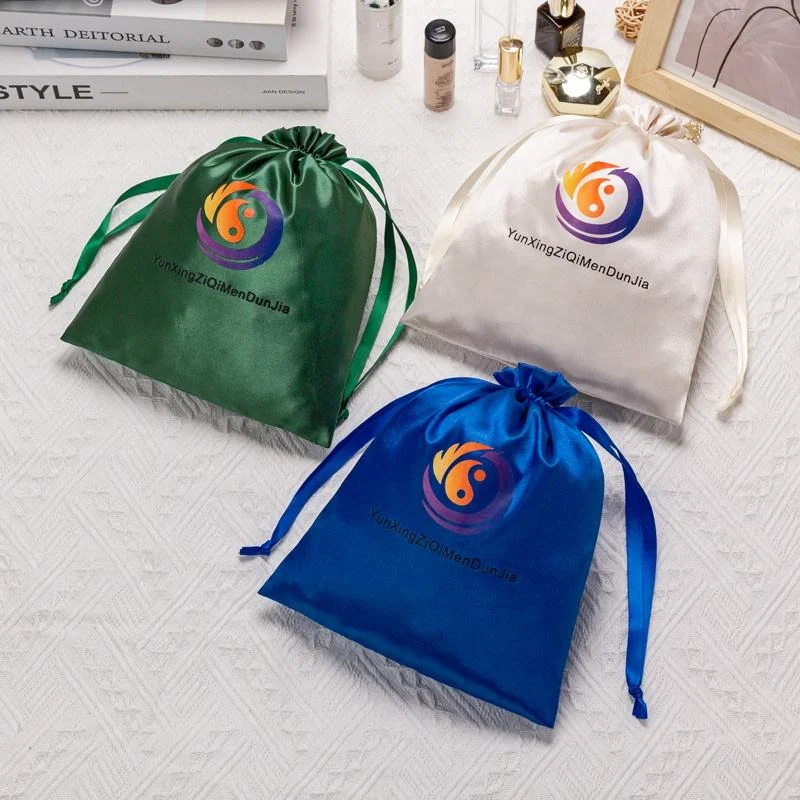 Satin Drawstring Pouch — image 3