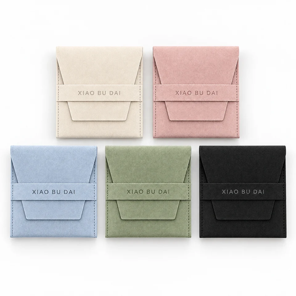 Black Microfiber Envelope Pouch — image 4