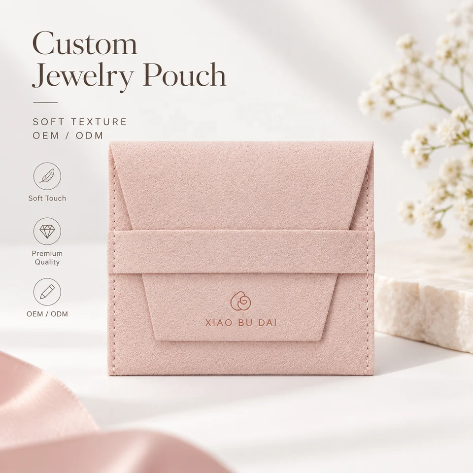 Dusty Rose Microfiber Envelope Pouch — image 2