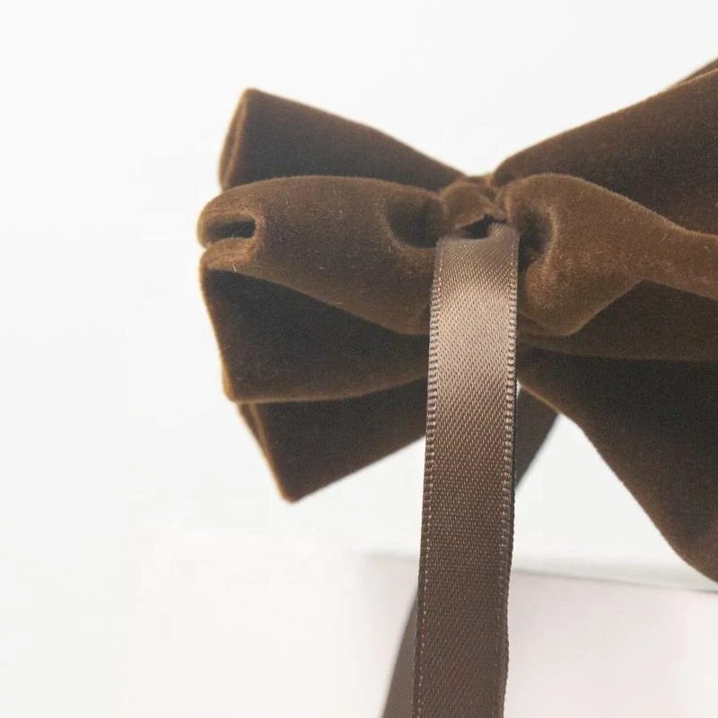 Brown Velvet Drawstring Pouch — image 6