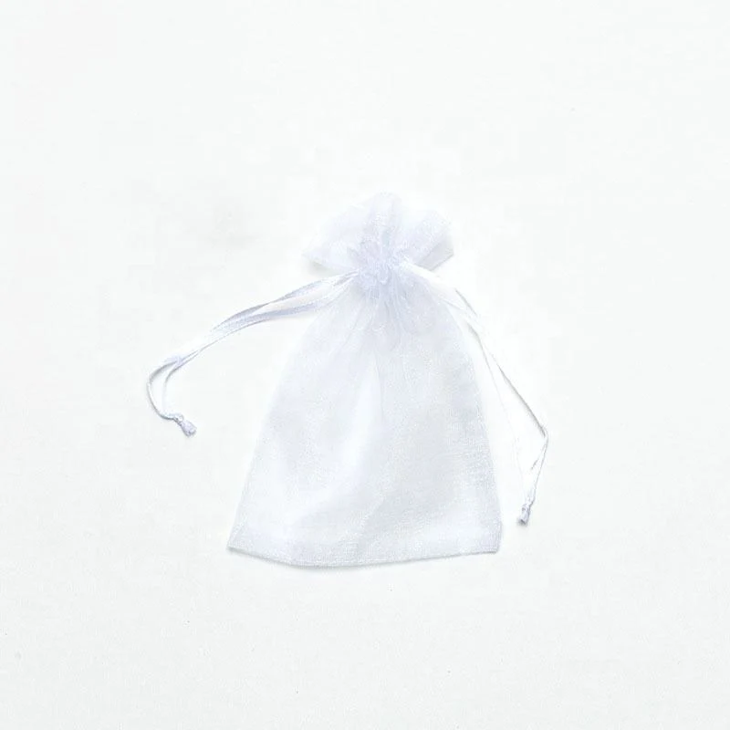 Black Organza Drawstring Pouch — image 3