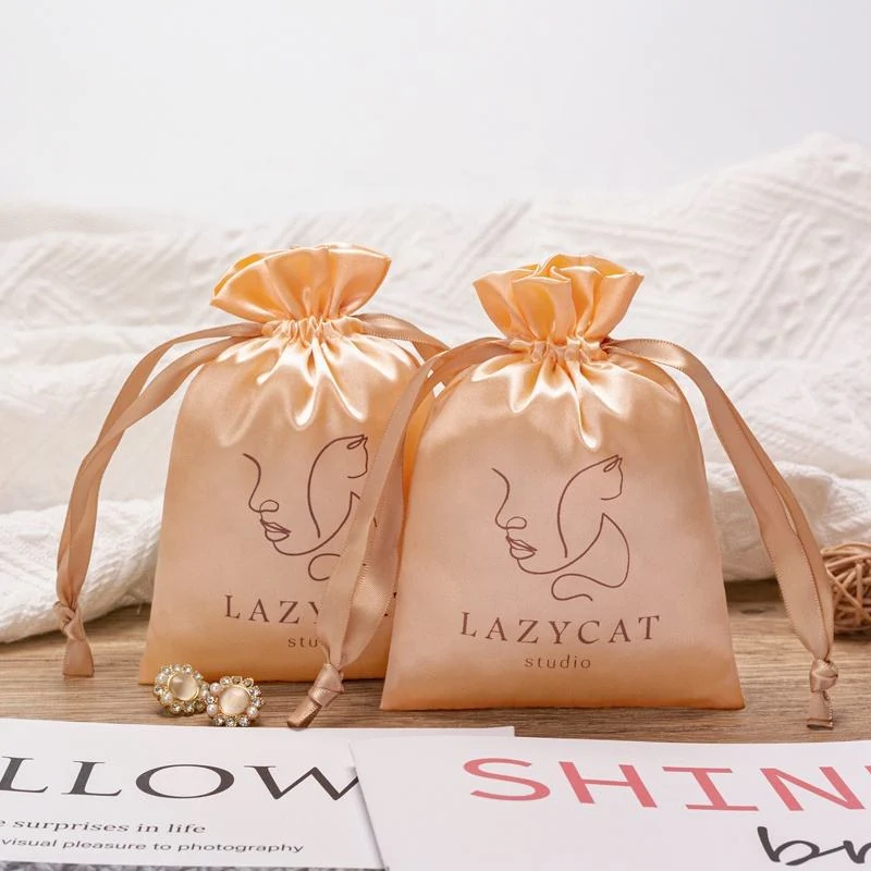 Satin Drawstring Pouch — image 2