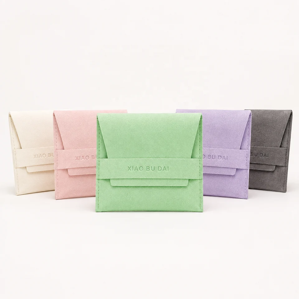 Green Microfiber Envelope Pouch — image 4