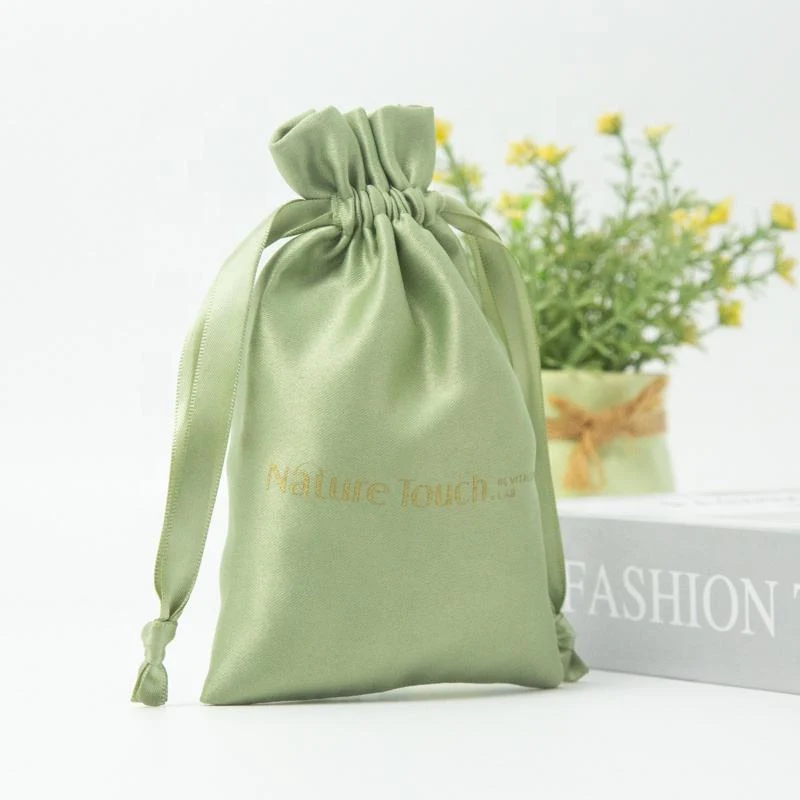 Satin Drawstring Pouch — image 2