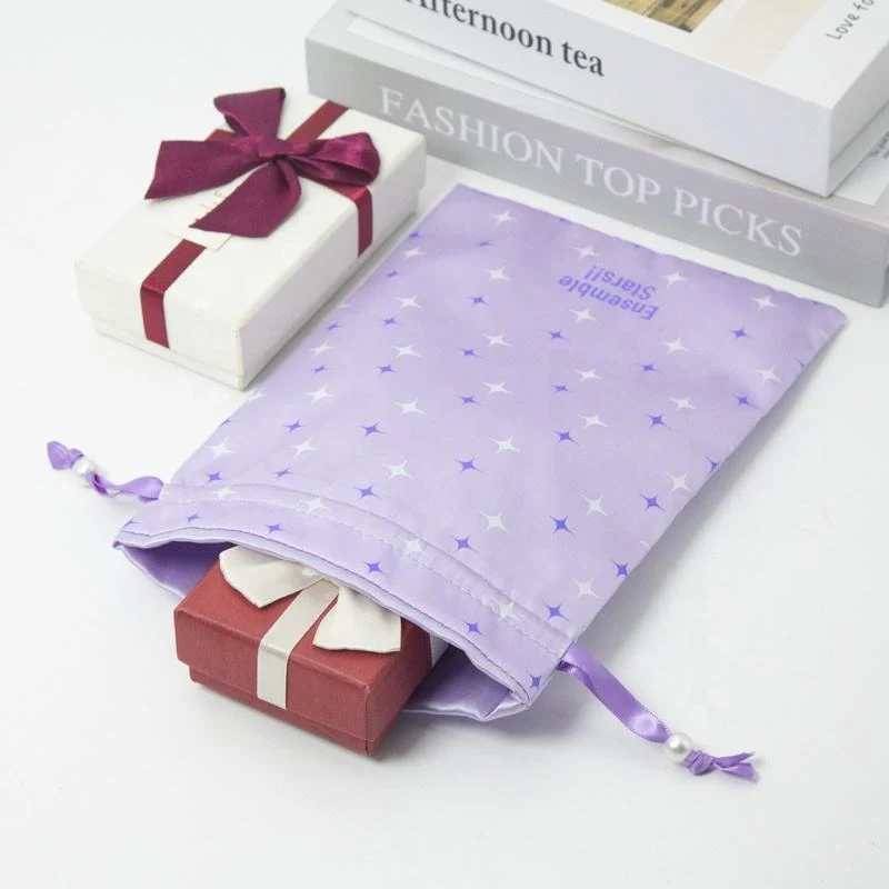 Satin Drawstring Pouch — image 4