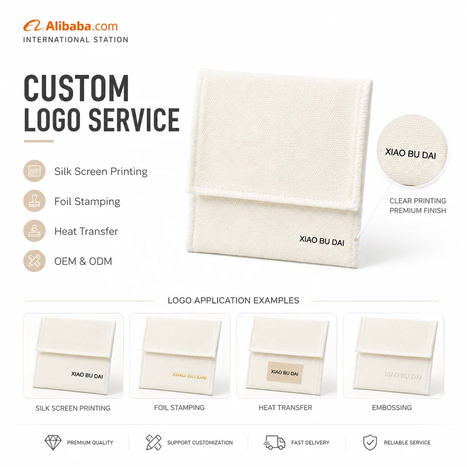 Cream Satin Envelope Pouch — image 2
