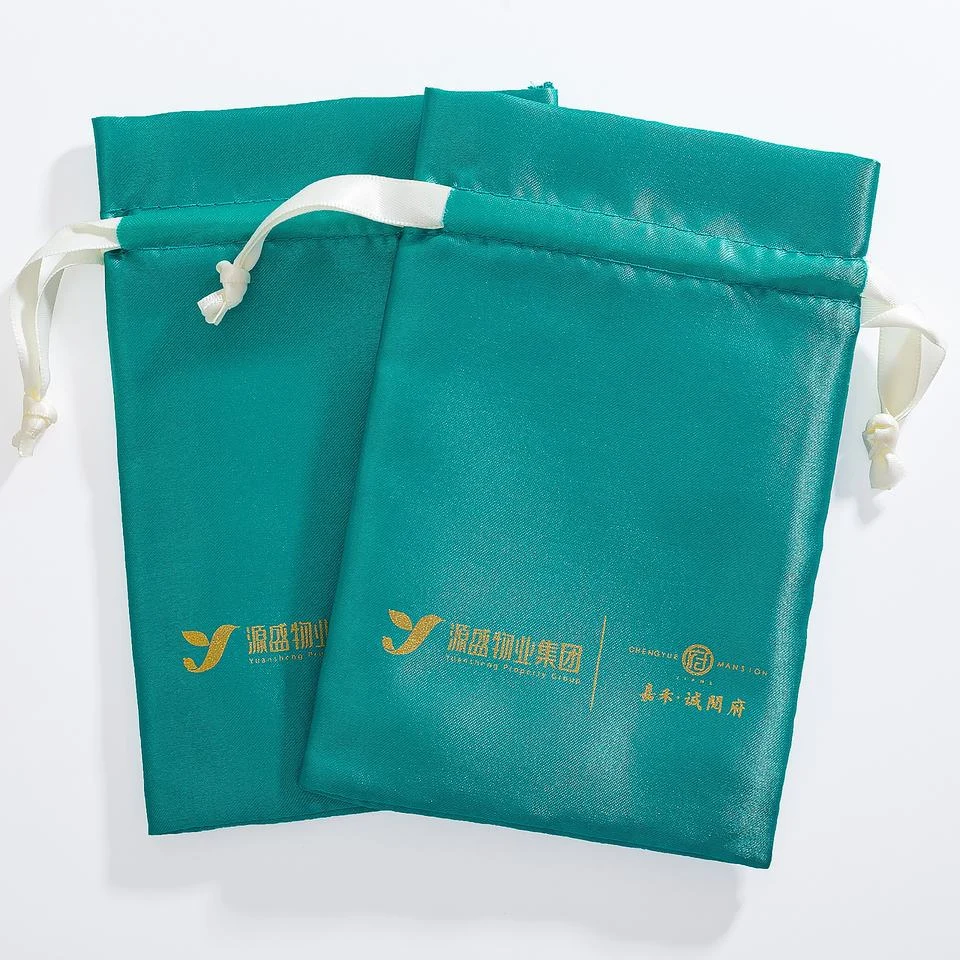 Satin Drawstring Pouch — image 3