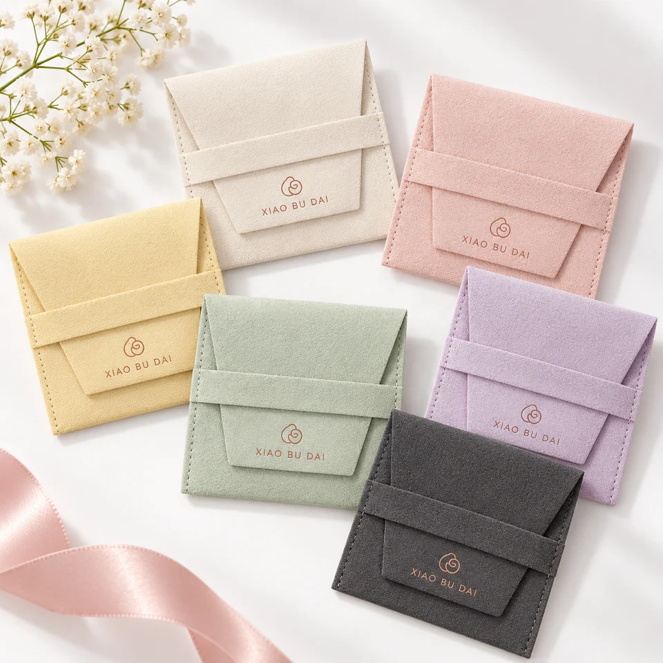 Dusty Rose Microfiber Envelope Pouch — image 3
