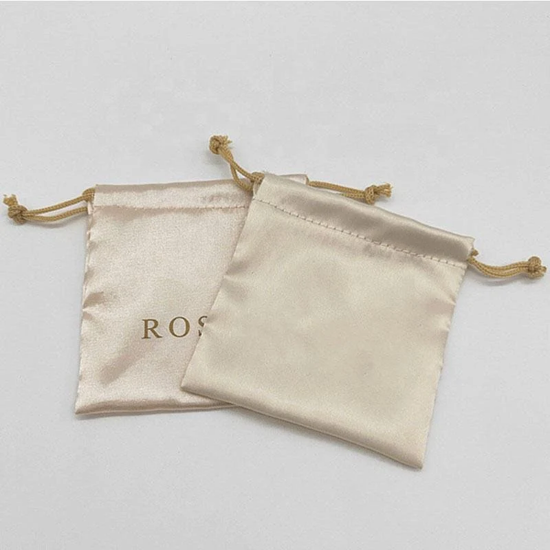 Green Satin Drawstring Pouch — image 4