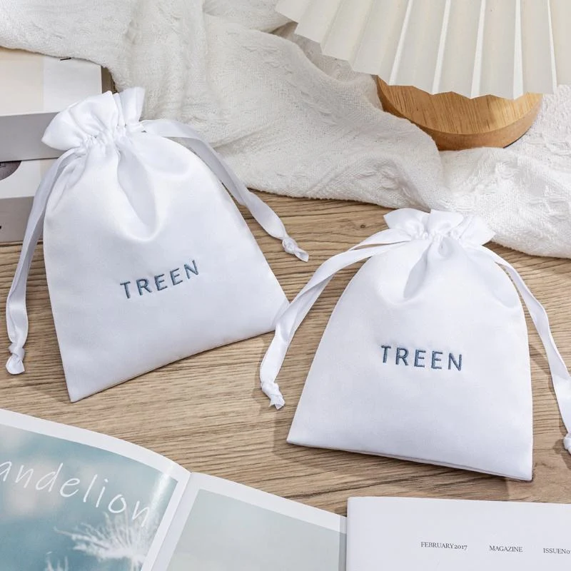 Satin Drawstring Pouch — image 3