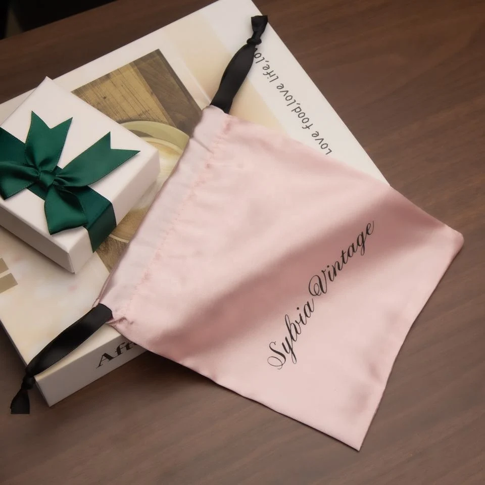 Satin Drawstring Pouch — image 3