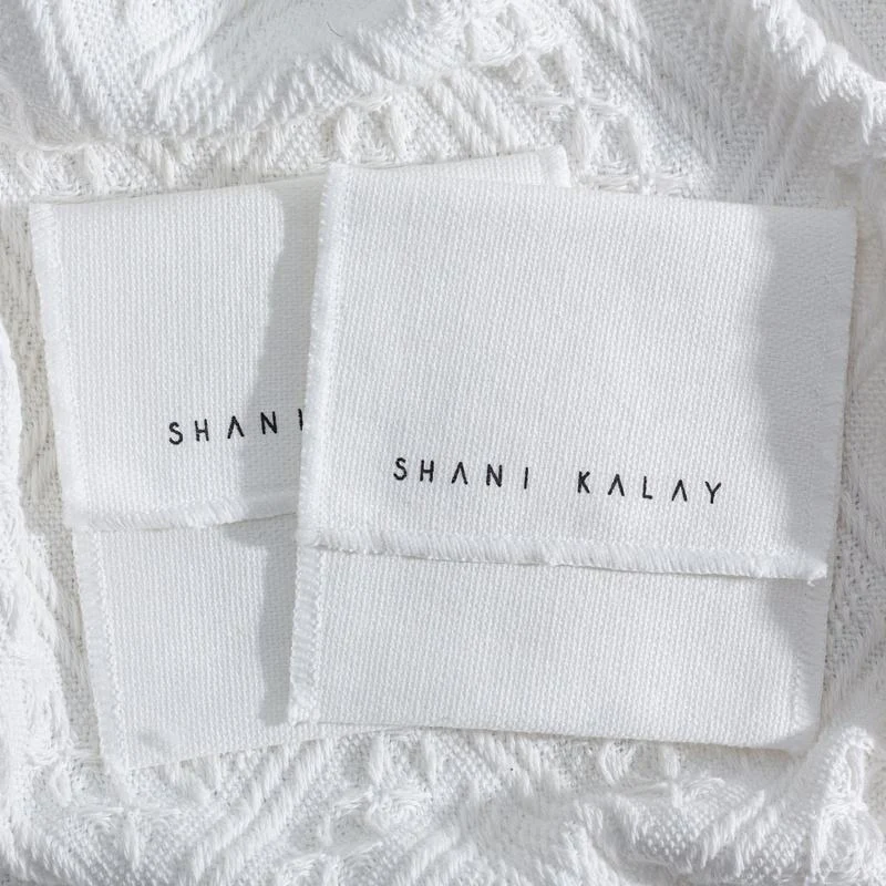 White Fabric Envelope Pouch — image 6