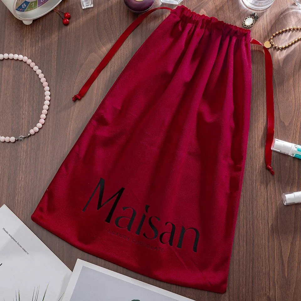 Velvet Drawstring Pouch — image 3