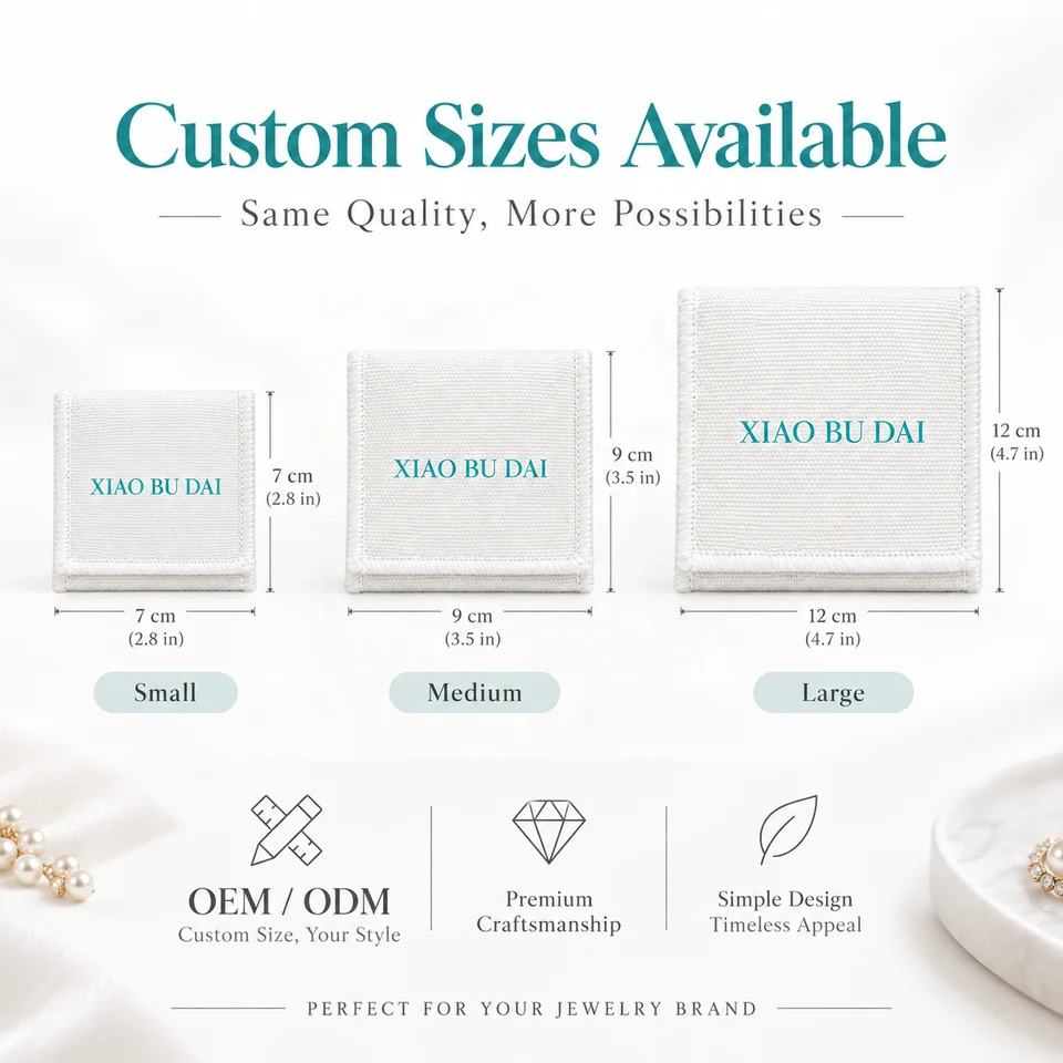 Cream Satin Envelope Pouch — image 3