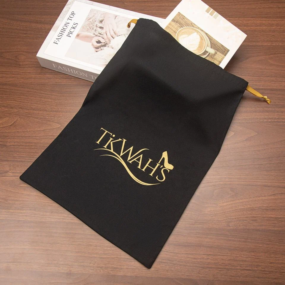 Black Velvet Drawstring Pouch — image 6