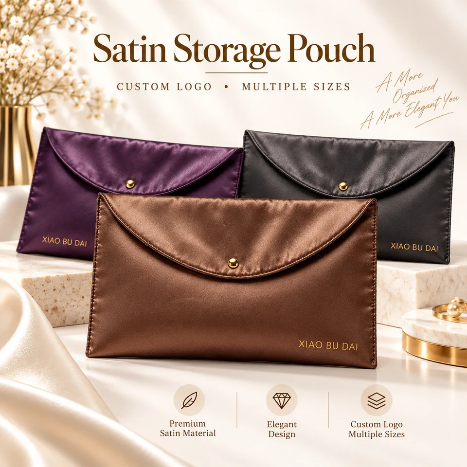 Satin Envelope Pouch — image 4