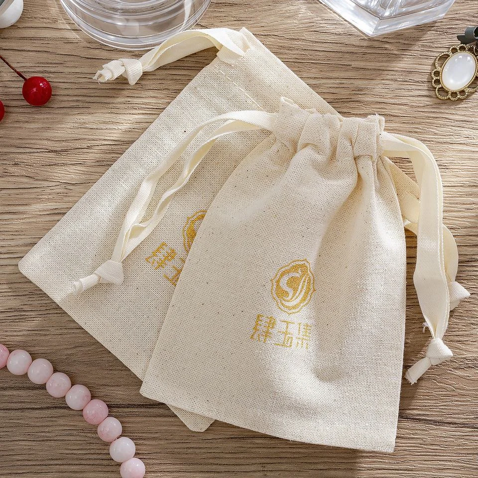 Cotton Drawstring Pouch — image 2