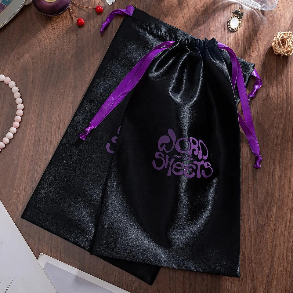 Satin Drawstring Pouch — image 3