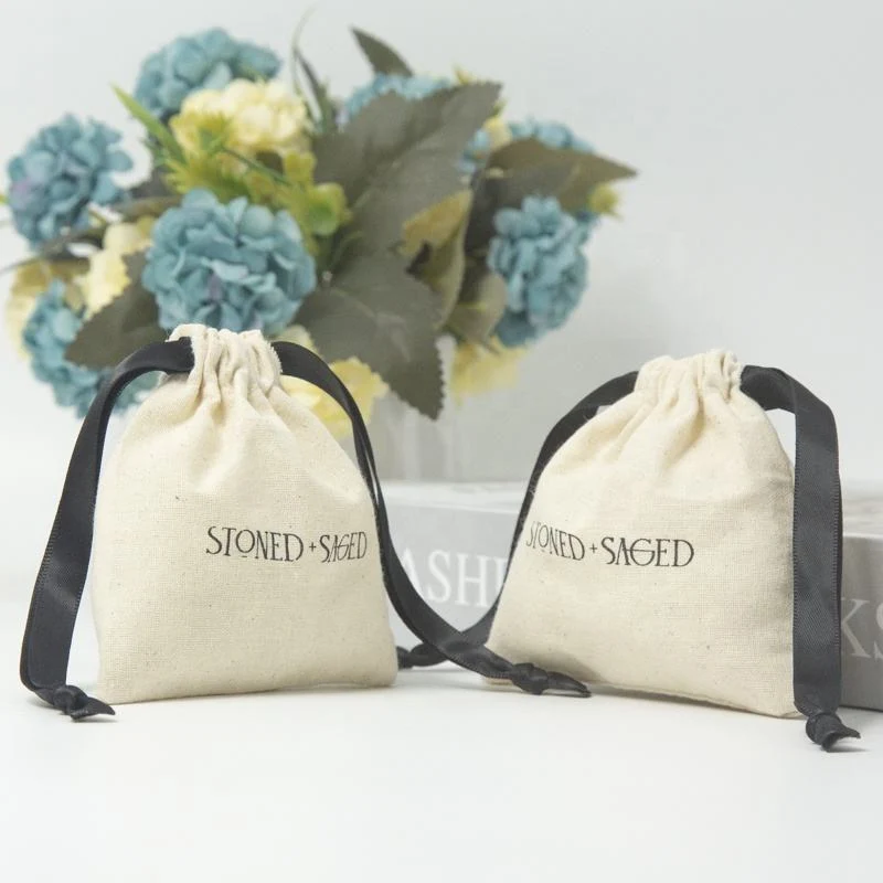 Cotton Drawstring Pouch — image 3