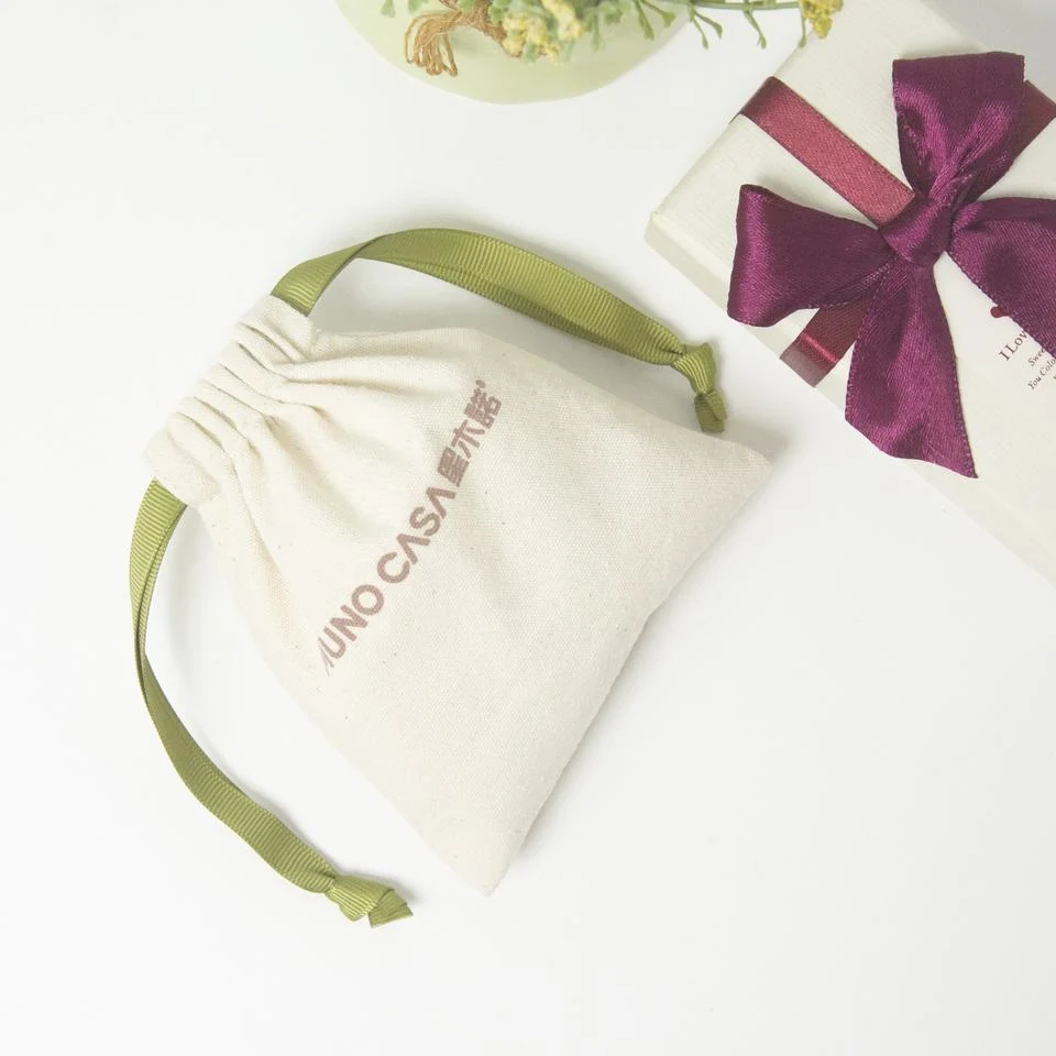 Cotton Drawstring Pouch — image 3