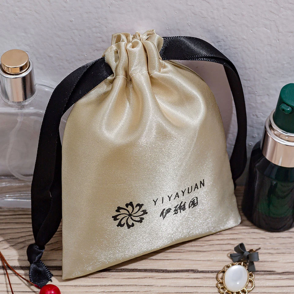 Satin Drawstring Pouch — image 2