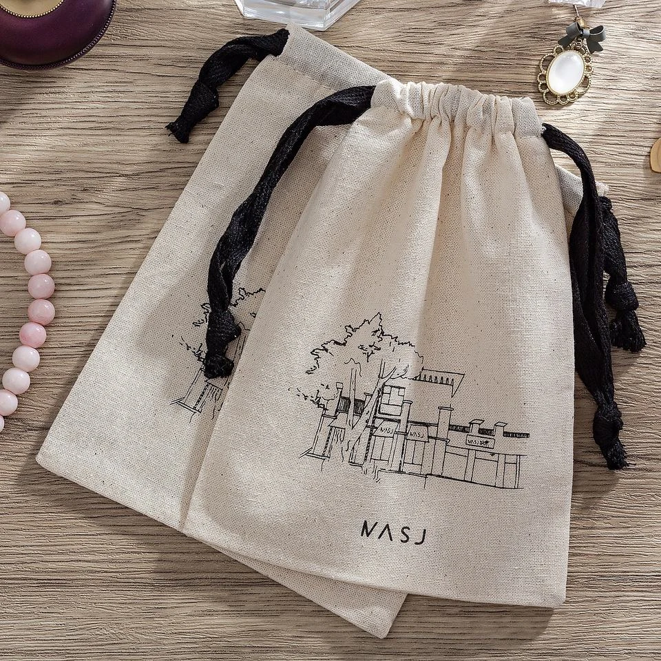 Cotton Drawstring Pouch — image 2