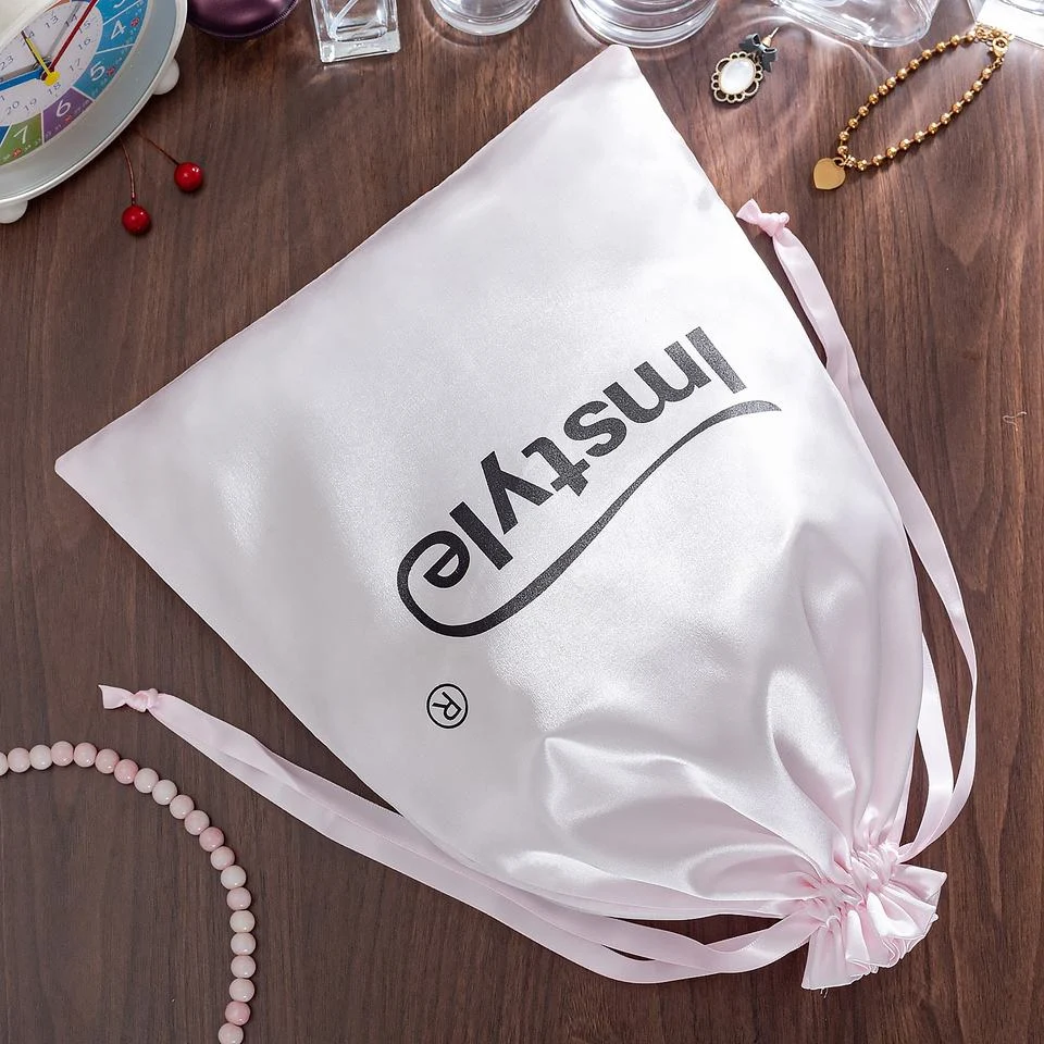 Satin Drawstring Pouch — image 3