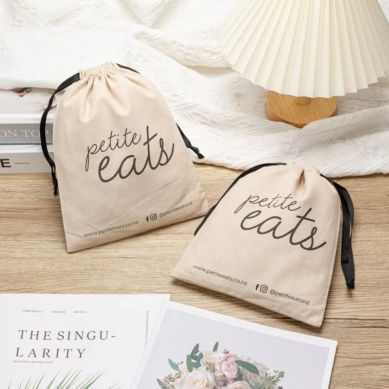 Cotton Drawstring Pouch — image 3