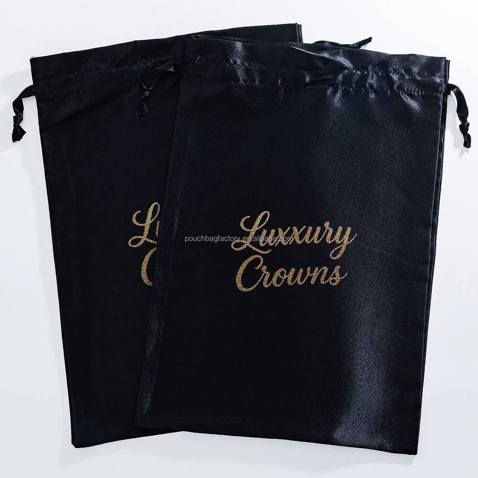 Satin Drawstring Pouch — image 3