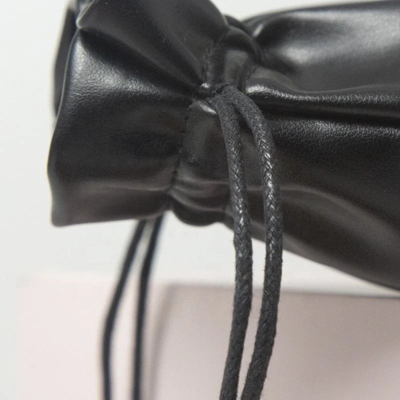 Leather-Look Drawstring Pouch — image 5