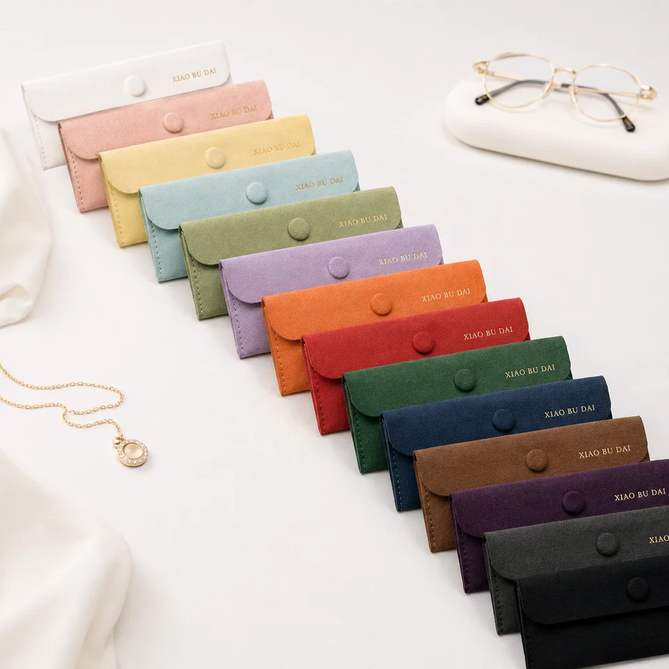 Sage Green Microfiber Envelope Pouch — image 4