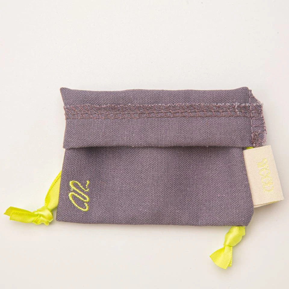 Textured Fabric Drawstring Pouch — image 4