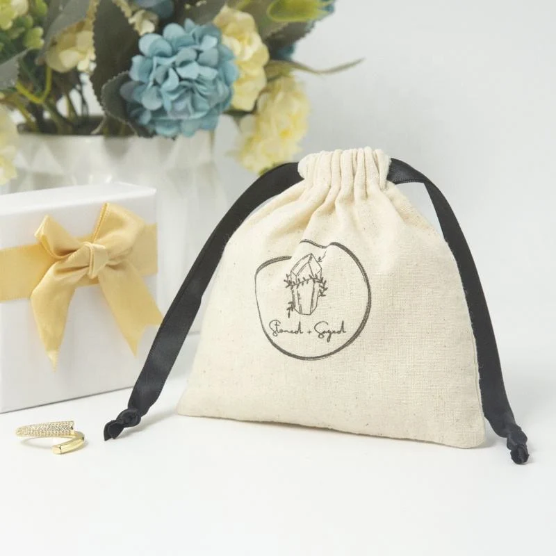 Cotton Drawstring Pouch — image 2