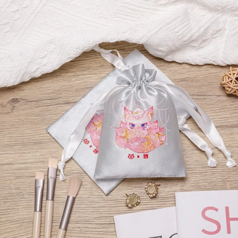Satin Drawstring Pouch — image 4
