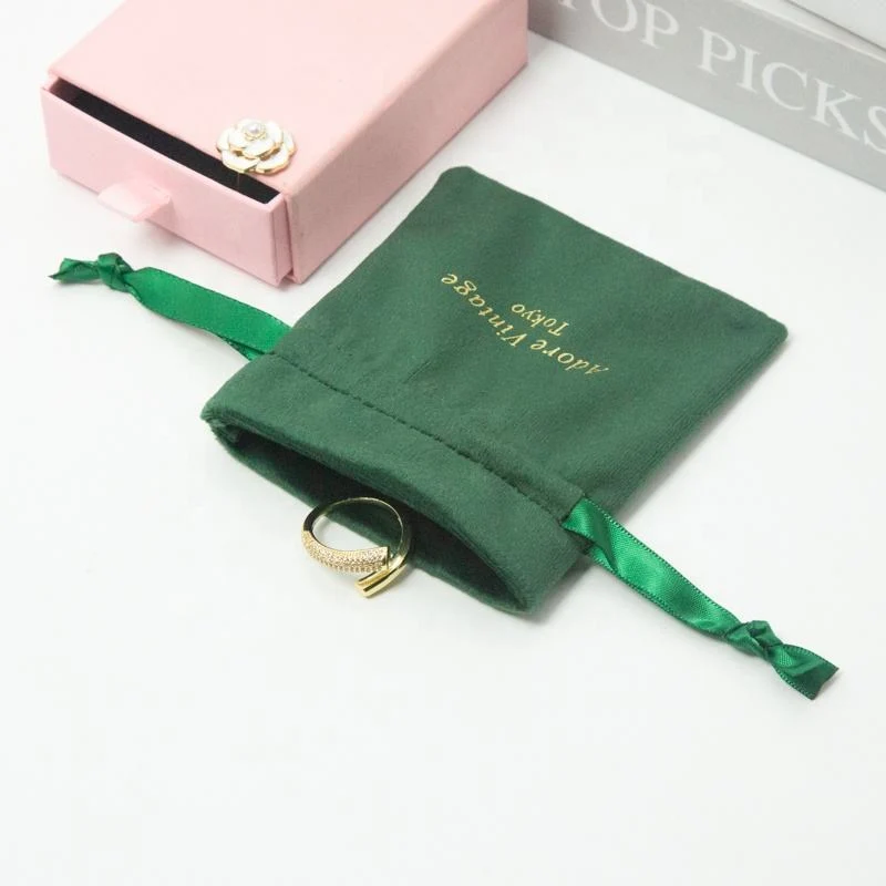 Velvet Drawstring Pouch — image 3