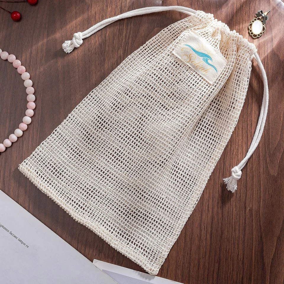 Drawstring Mesh Soap Bag — image 4