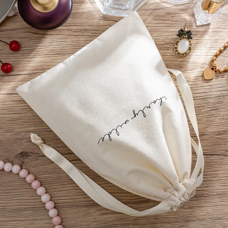 Cotton Drawstring Pouch — image 2