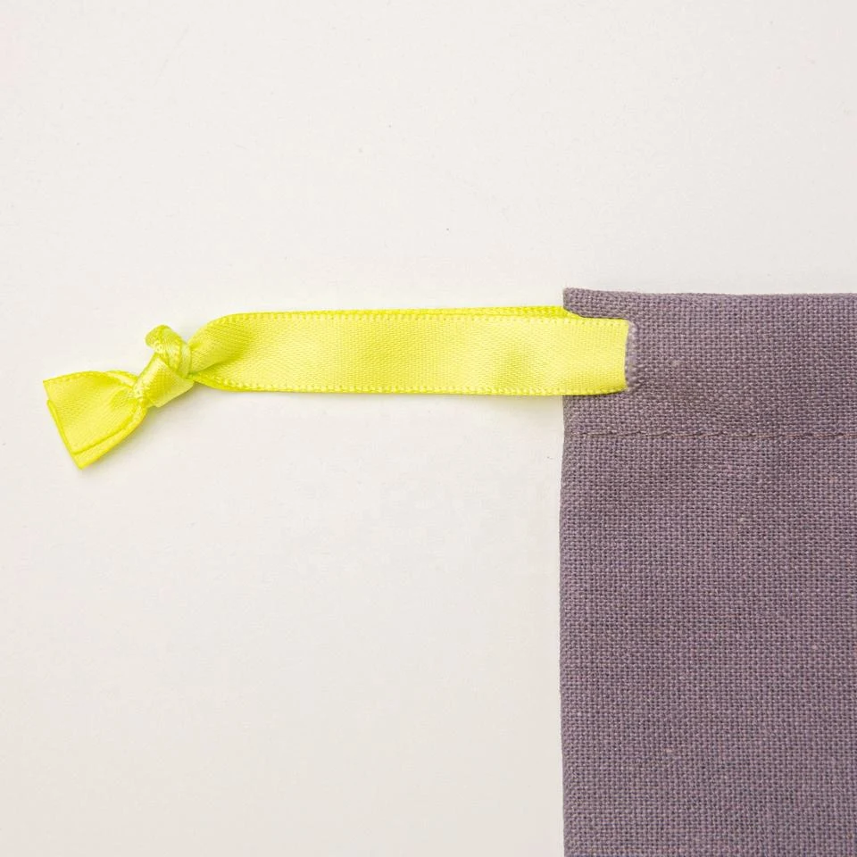 Textured Fabric Drawstring Pouch — image 5
