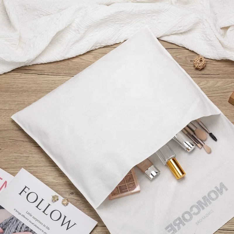 White Fabric Envelope Pouch — image 5