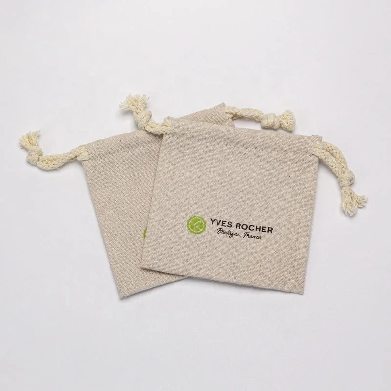 Textured Fabric Drawstring Pouch — image 7