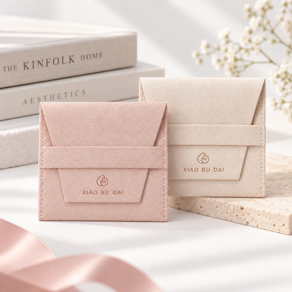 Dusty Rose Microfiber Envelope Pouch — image 4