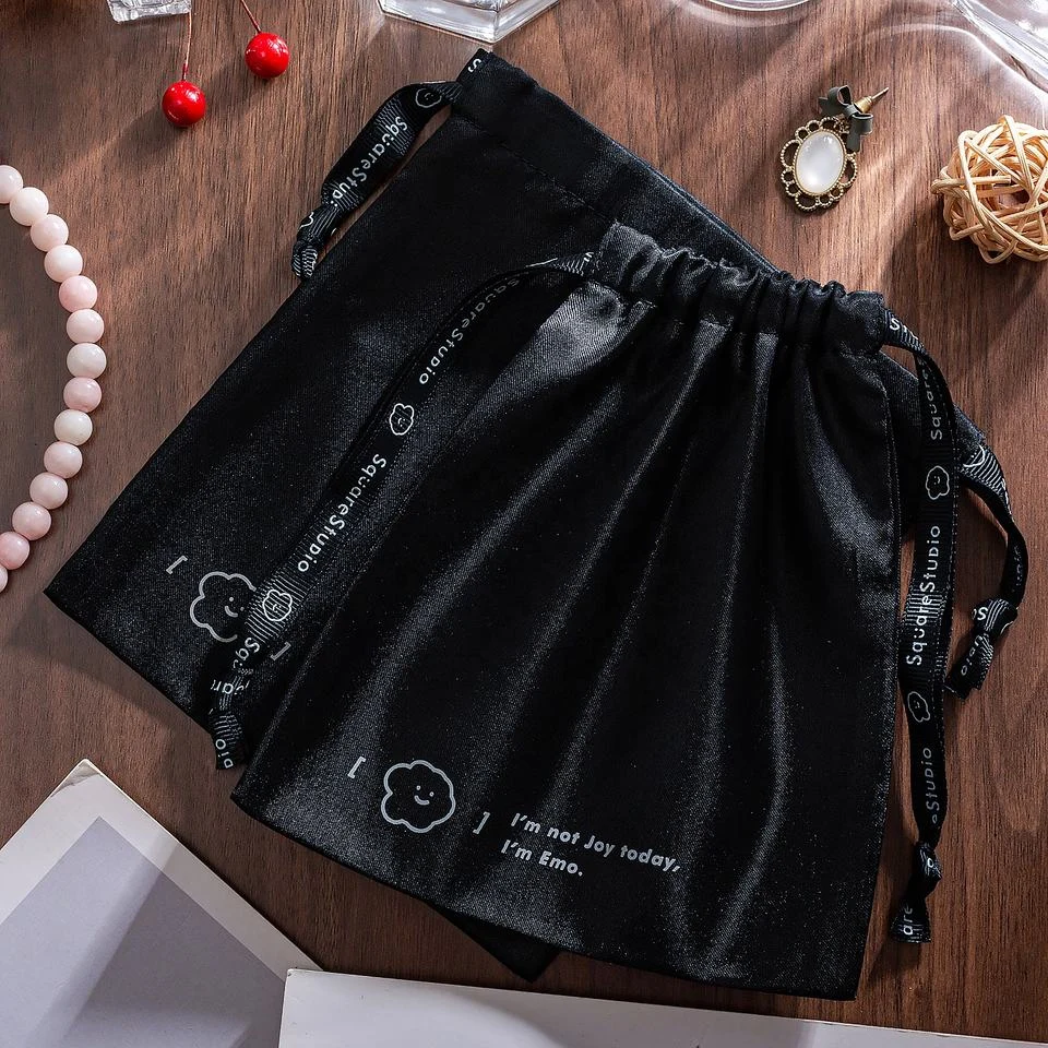 Satin Drawstring Pouch — image 3