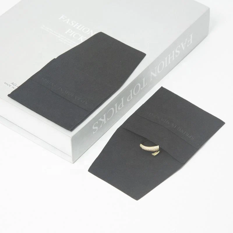 Black Microfiber Envelope Pouch — image 5