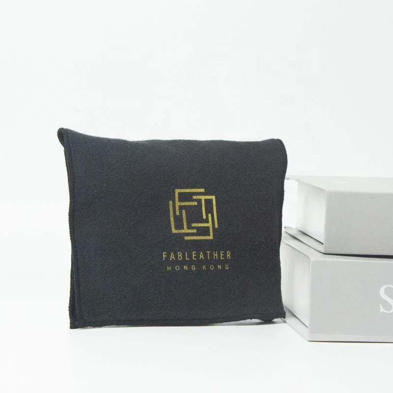Black Fabric Envelope Pouch — image 2